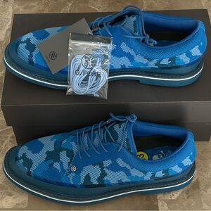 G/FORE Blue Camouflage Sneakers Urban Style